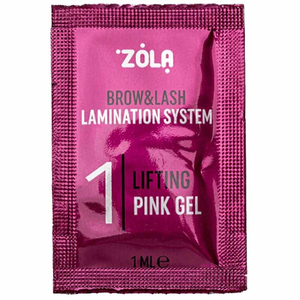 Состав для ламинирования в саше 01 ZOLA Lifting Pink Gel ZOLA Color Lab 1 мл/1 шт, Объем: 1 мл, Цвет: 01