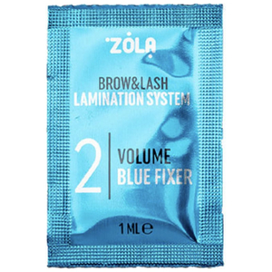 Состав для ламинирования в саше 02 ZOLA Volume Blue Fixer 1 мл/1 шт, Объем: 1 мл, Цвет: 02