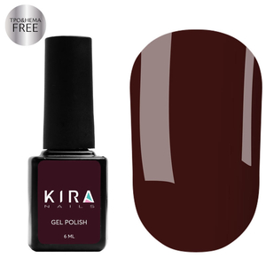 Гель-лак Kira Nails №032 (сливовий, емаль), HEMA/TPO free 6 мл