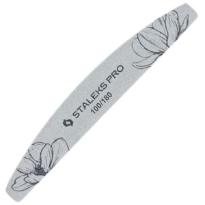 Пилка полумесяц минеральная Staleks EXPERT 40 100/180 грит, Абразивность: 100/180