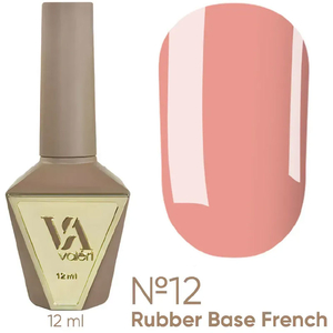Valeri French base №012 (розовый, эмаль), 12 мл
