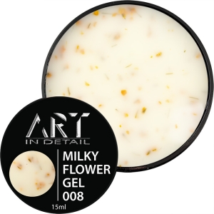 ART Builder Gel Milky Flower №008, 15 мл, Цвет: 008