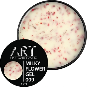 ART Builder Gel Milky Flower №009, 15 мл, Цвет: 009