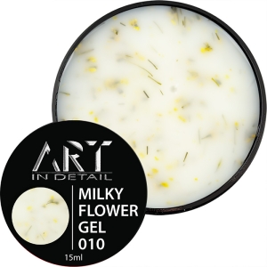 ART Builder Gel Milky Flower №010, 15 мл, Цвет: 010