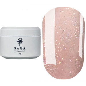 Гель для наращивания Saga Professional Builder Gel Veil №17, 15 мл, Объем: 15 мл, Цвет: 17