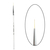 Кисть OPI Liner 2, прозрачная ручка L-28, Цвет: Liner 2, прозрачная ручка
