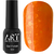 Гель-лак ART Bubble №B012 (полупрозрачный оранжевый с белыми хлопьями), 6 мл