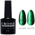 Гель-лак CROOZ Cat Eye Mercury 02 зеленый с поталью, 8 мл, Цвет: 02
