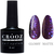 Гель-лак CROOZ Cat Eye Mercury 05 розово-фиолетовый с поталью, 8 мл, Цвет: 05
