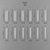 Багаторазові верхні форми ART Dual Nail Forms, Type 02, Розмір: 024