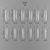 Багаторазові верхні форми ART Dual Nail Forms, Type 03, Розмір: 034