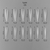 Багаторазові верхні форми ART Dual Nail Forms, Type 05, Розмір: 054