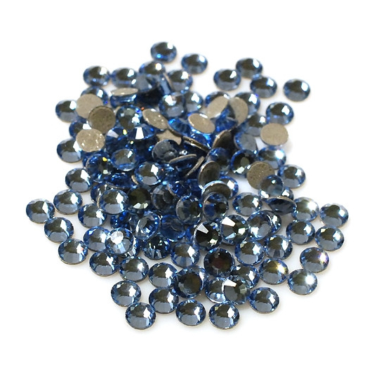 Стрази Lt.sapphire ss6 (1.9-2.0 мм), 100 шт