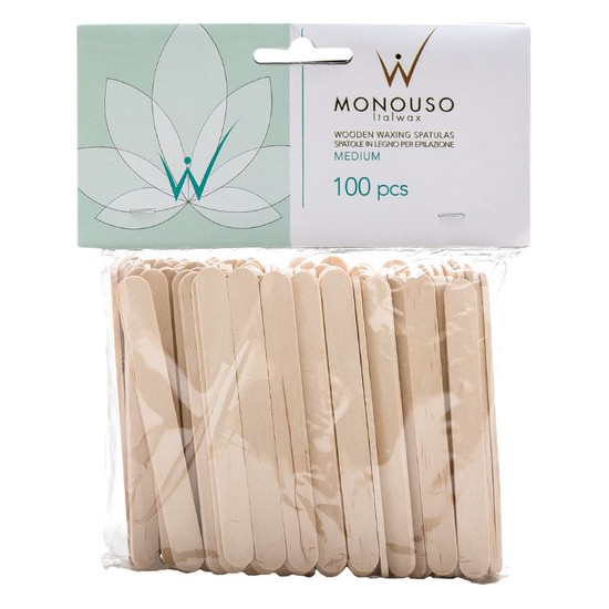 Шпатель деревянный ItalWax 150*18 мм, 100 шт