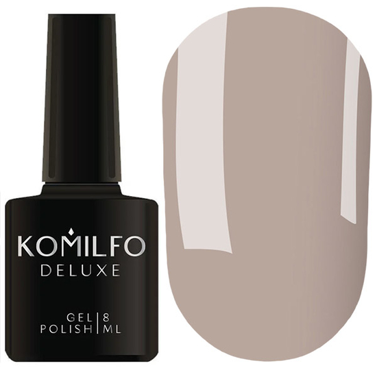 Гель-лак Komilfo Deluxe Series D071 (светлый графитовый, эмаль), 8 мл