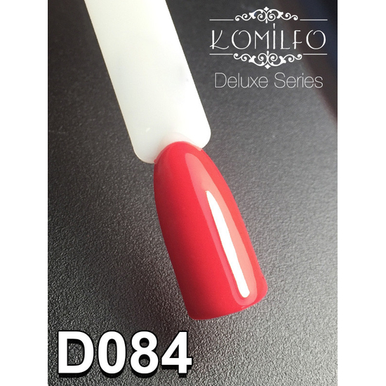 Гель-лак Komilfo Deluxe Series D084 (малиновый, эмаль), 8 мл2