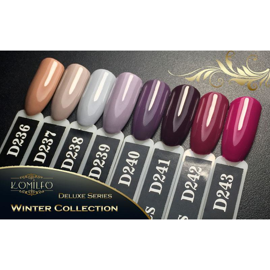 Гель-лак Komilfo Deluxe Series №D238, 8 мл2