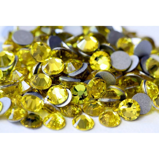 Стрази Citrine ss3 (1.3-1.5 мм) 100 шт