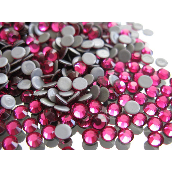 Стразы Fuchsia ss3 (1.3-1.5 мм), 100 шт