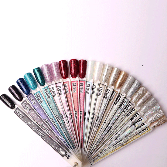 Гель-лак Komilfo DeLuxe Series №G004 (насыщенные серебристые блестки ), 8 мл3