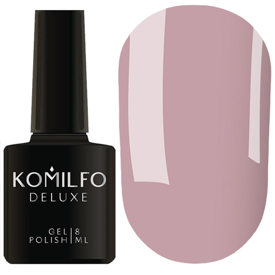 Гель-лак Komilfo Deluxe Series №D320 Deauville mauve (лавандовий, емаль), 8 мл