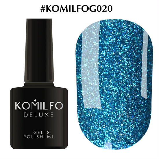 Гель-лак Komilfo DeLuxe Series №G020, 8 мл