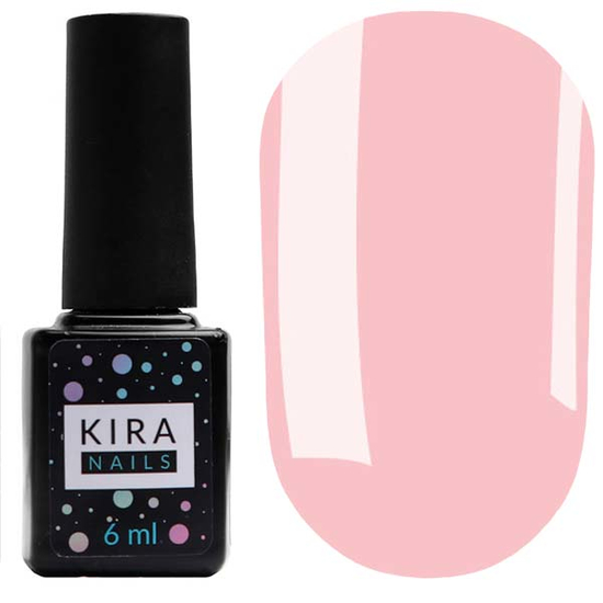 Гель-лак Kira Nails №005 (насичений рожевий для френча, емаль), 6 мл