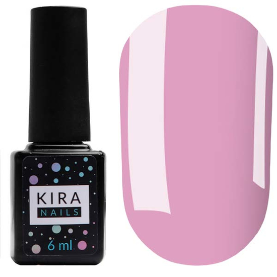 Гель-лак Kira Nails №064 (бледно-розовый, эмаль), 6 мл