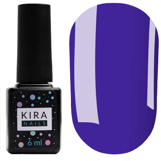 Гель-лак Kira Nails №136 (электрик, эмаль), 6 мл