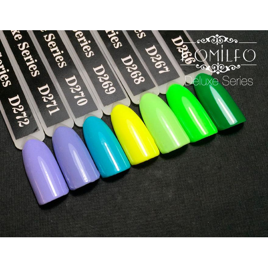 Гель-лак Komilfo Deluxe Series D269 (желтый, неоновый, эмаль), 8 мл3