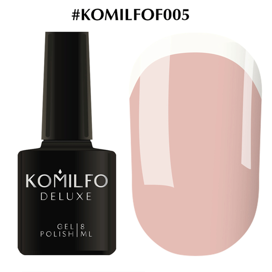 Гель-лак Komilfo French Collection №F005, 8 мл, Объем: 8 мл
, Цвет: 005
