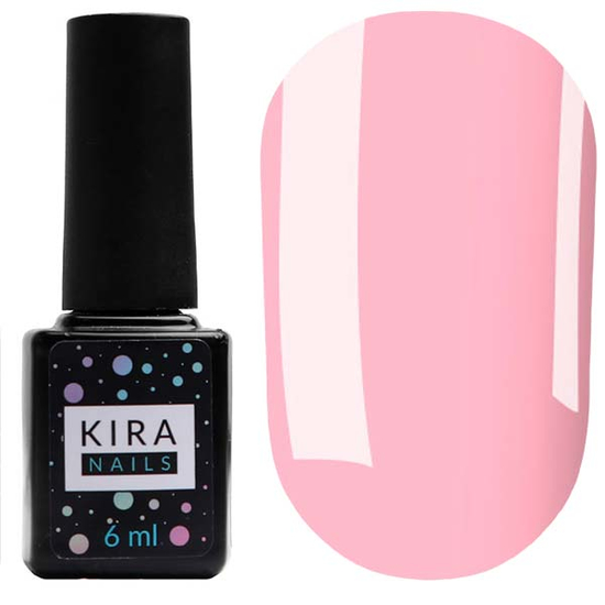 Гель-лак Kira Nails №008 (ярко-розовый для френча, эмаль), 6 мл