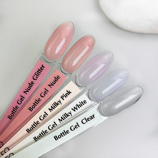 Komilfo Bottle Gel Clear с кисточкой, 15 мл, Цвет: Clear3