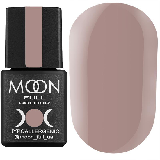 Гель-лак MOON FULL color Gel polish №105 (холодний світло-коричневий, емаль), 8 мл