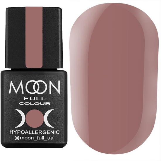Гель-лак MOON FULL color Gel polish №197 (курна троянда, емаль), 8 мл