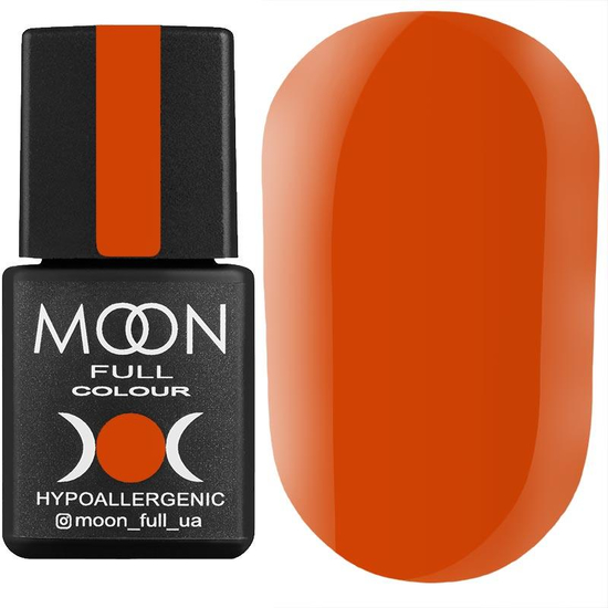 Гель-лак MOON FULL color Gel polish №206 (тіціановий, емаль), 8 мл