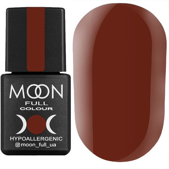 Гель-лак MOON FULL color Gel polish №210 (гарячий шоколад, емаль), 8 мл