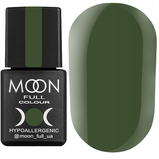 Гель-лак MOON FULL color Gel polish №214 (трав'яний, емаль), 8 мл