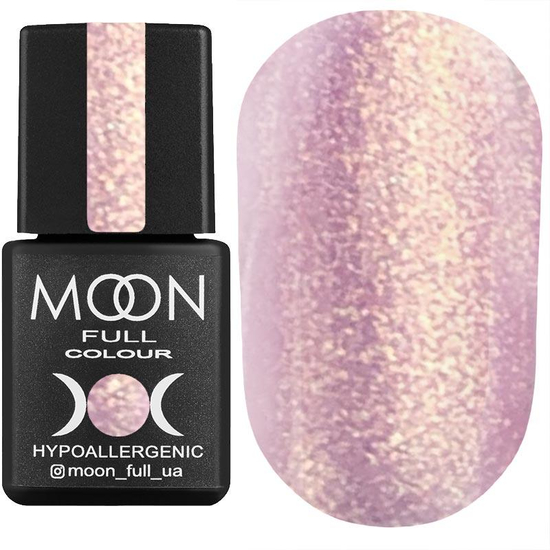 Гель-лак MOON FULL color Gel polish №305 (світло-бузковий з золотистим шіммери), 8 мл