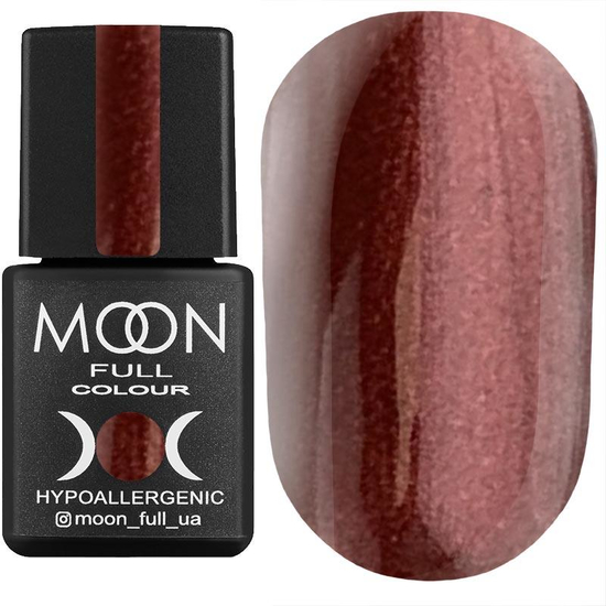 Гель-лак MOON FULL color Gel polish №315 (стигла вишня з шіммери), 8 мл
