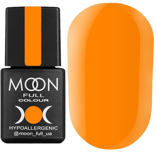 Гель-лак MOON FULL Neon color Gel polish №704 (помаранчевий, неон), 8 мл