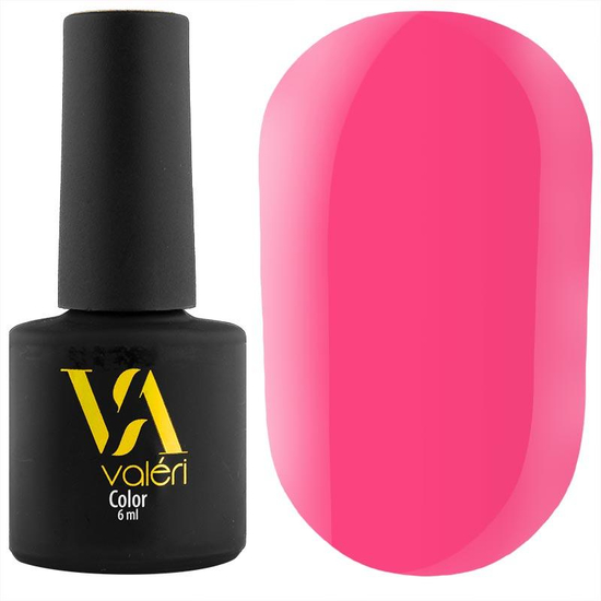 Гель-лак Valeri №005 (рожевий Барбі, емаль), 6 мл