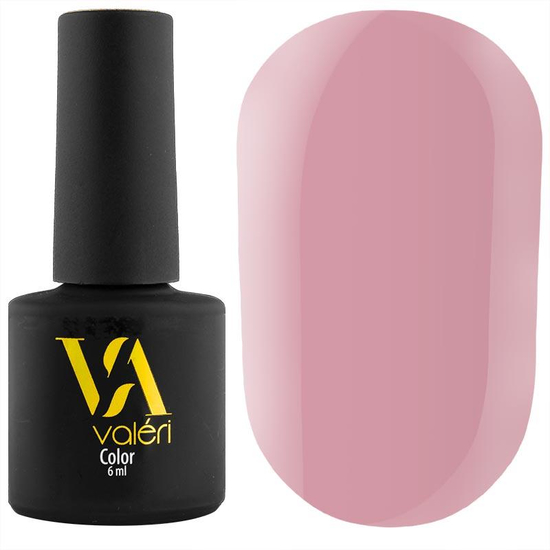 Гель-лак Valeri №027 (рожеве какао, емаль), 6 мл