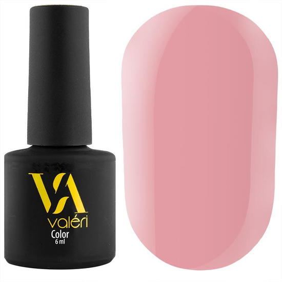 Гель-лак Valeri №033 (пастельний рожевий, емаль), 6 мл