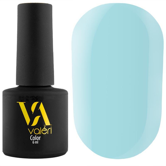 Гель-лак Valeri №042 (світло-блакитний, емаль), 6 мл