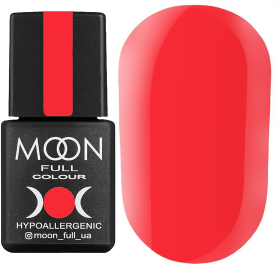 Гель-лак MOON FULL color Gel polish №131 (малиновый сорбет, эмаль), 8 мл