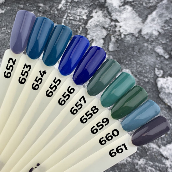 Гель-лак MOON FULL Autum - Winter №659 (Зелений хвойний), 8 мл3