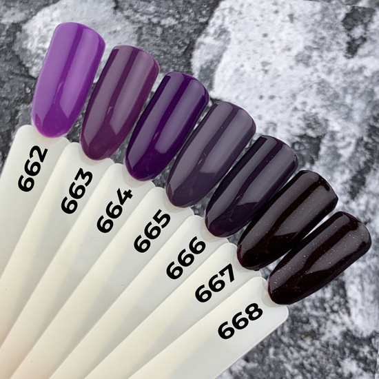 Гель-лак MOON FULL Autum - Winter №663 (Нежно-сливовый), 8 мл3