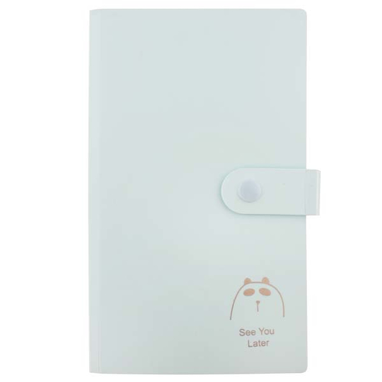 Альбом для слайдерів Блакитний з ведмедиком, на 240 слайдерів, Колір: Голубой с мишкой