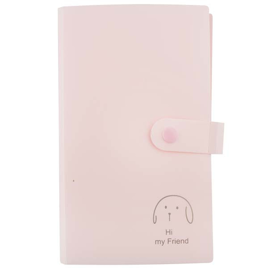 Альбом для слайдеров Розовый с псом, на 240 слайдеров, Цвет: Розовый с псом